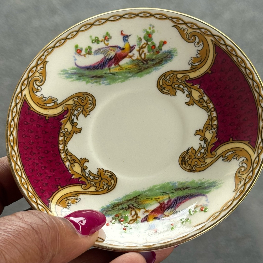 Vintage Myott Chelsea Bird Saucer